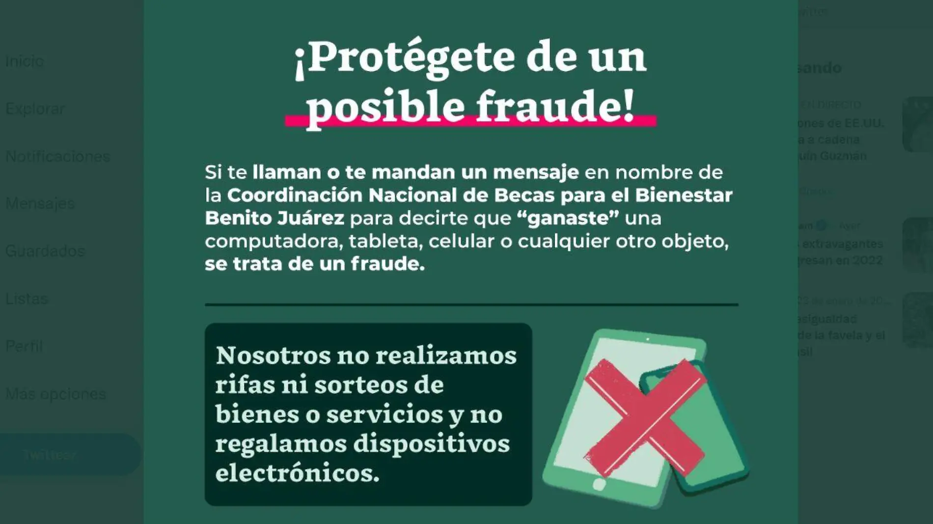 fraude becas